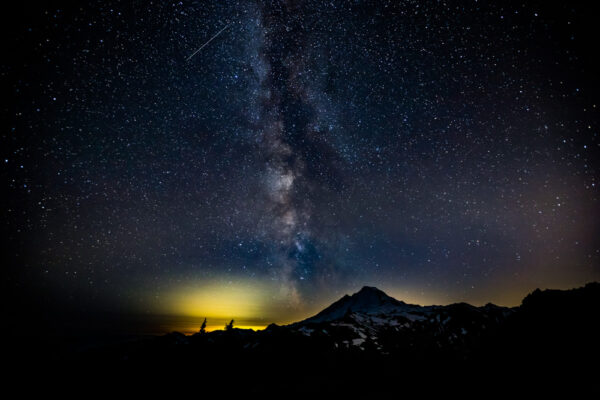 Milky Way over Mt. Baker